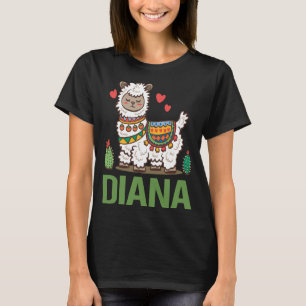 Lovely Alpaca - Diana Name T-Shirt