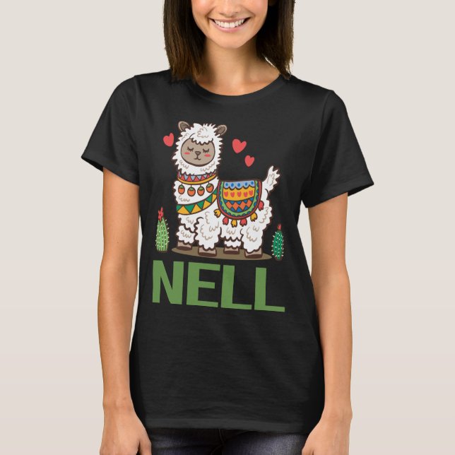 Lovely Alpaca - Nell Name T-Shirt (Front)