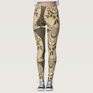Lovely Amina Floral pattern design Leggings