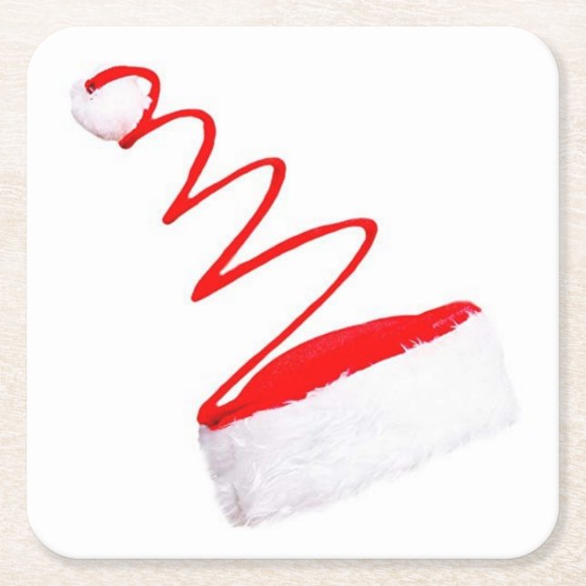LOVELY AND CUTE *SANTA'S HAT* COASTER (Front)