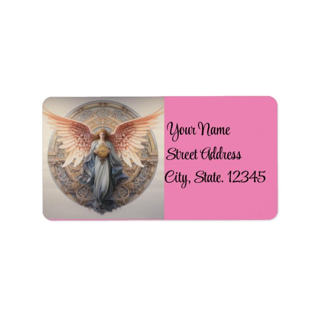 Lovely Angel Return Address Label (Front)
