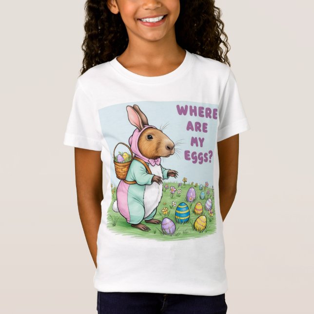 Lovely Animals - Fun Easter T-Shirt (Front)