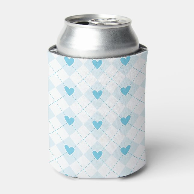 Lovely Argyle Can Cooler (Can Front)