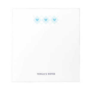 Lovely Argyle Notepad
