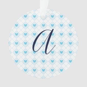 Lovely Argyle Ornament