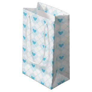 Lovely Argyle Small Gift Bag