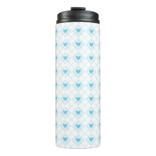 Lovely Argyle Thermal Tumbler