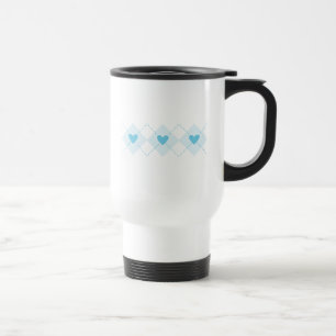 Lovely Argyle Travel Mug