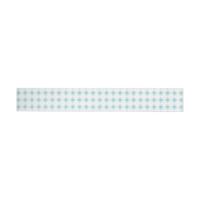 Lovely Argyle Wraparound Address Label (Individual)