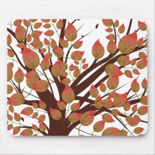 Lovely Autumn Tree Mouse Mat
