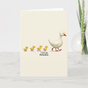 Lovely Avian Family Parade Card