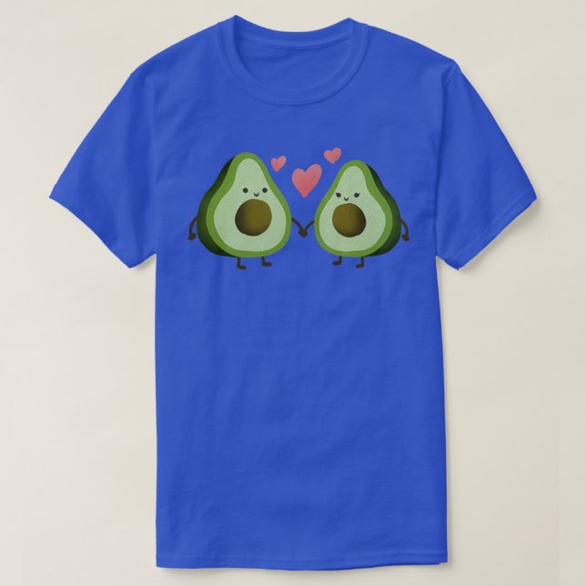 Lovely Avocado Couple T-Shirt (Design Front)