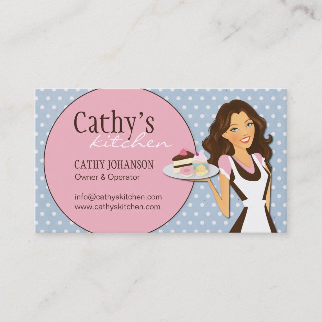 Lovely Bakery Business Card (Front)