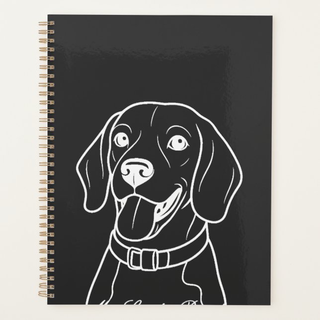 Lovely Beagle Planner (Front)