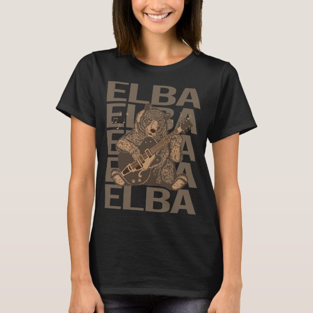 Lovely Bear - Elba Name T-Shirt (Front)