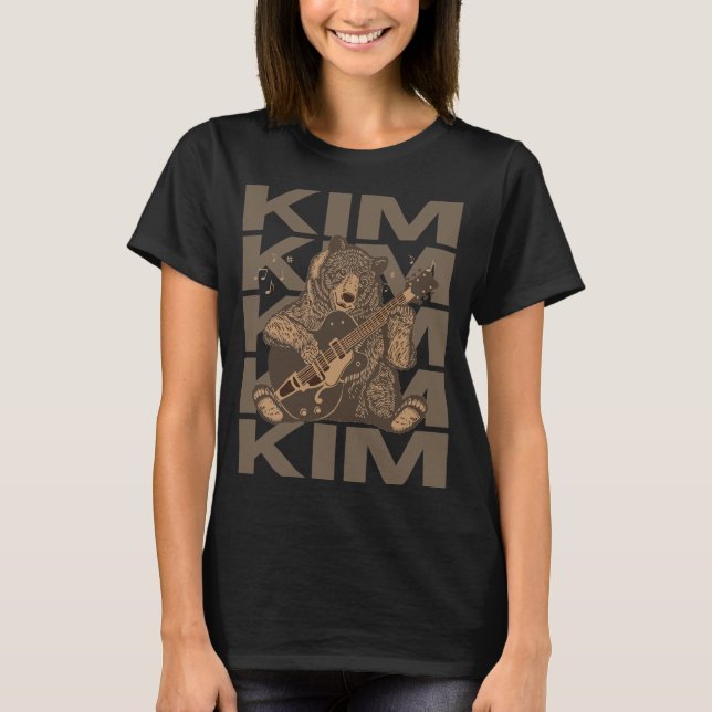 Lovely Bear - Kim Name T-Shirt (Front)