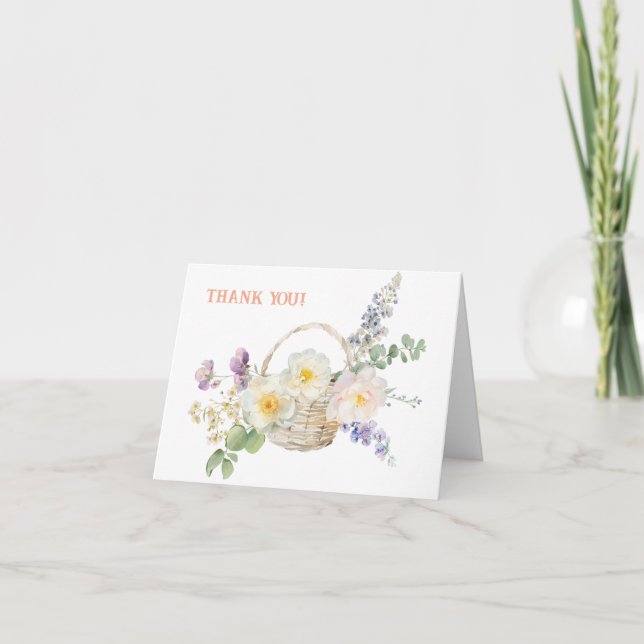 Lovely Bee Thank You Cards (Front)