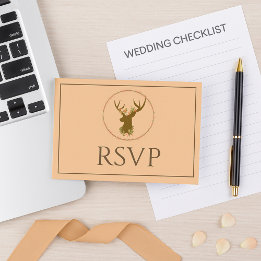 Lovely Beige Response RSVP