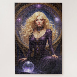 Lovely Blonde Fortune Teller Jigsaw Puzzle