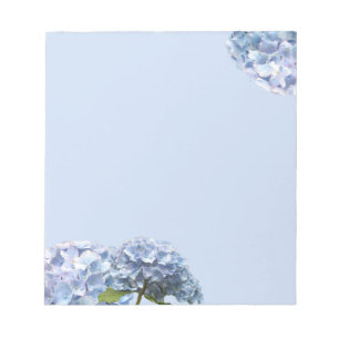 Lovely Blue Hydrangeas Notepad