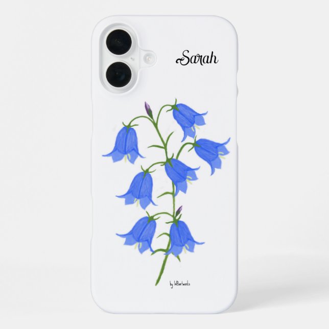 Lovely bluebells iPhone case (Back)