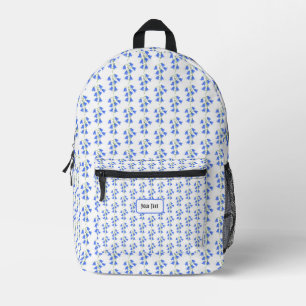 Lovely Bluebells Printed Backpack