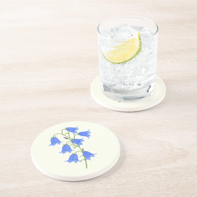 Lovely Bluebells Stone Coaster (Side)