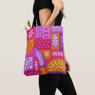 Lovely Bohemian Patterned Tote Bag