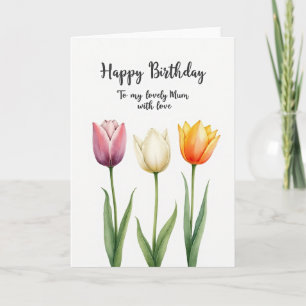 Lovely Botanical Birthday Card