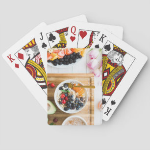 lovely breakfast playing cards