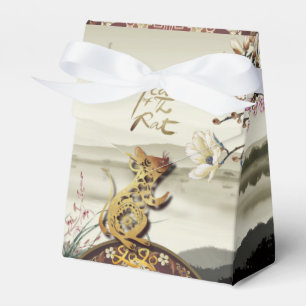 Lovely bucolic scene Chines Rat Year 2020 TFB Favour Box