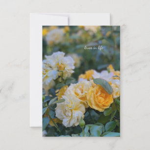 Lovely Bunches of Yellow Roses Card