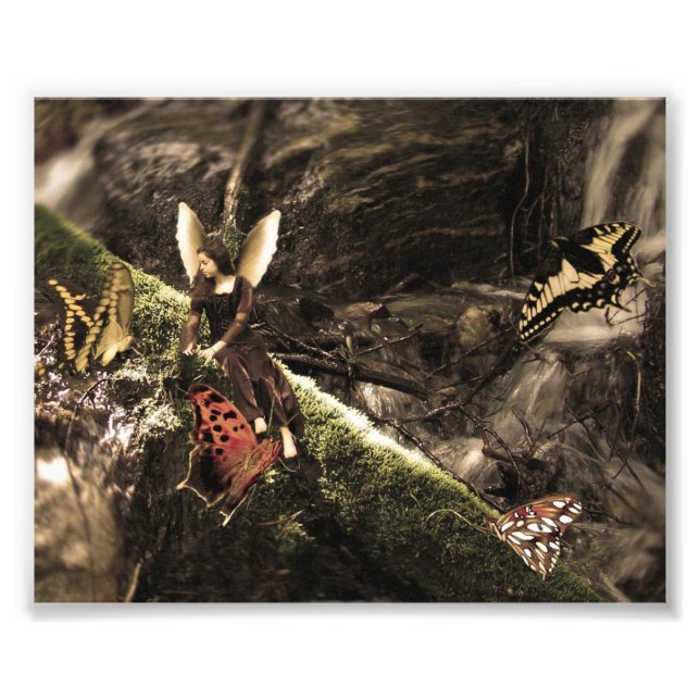 Lovely Butterfly Nature Fairy Photo Print (Front)