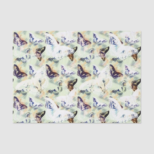 Lovely butterfly stylish tissue paper (Front)