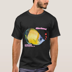 Lovely butterflyfish cut out print T-Shirt