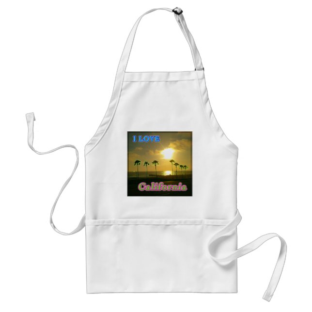 "Lovely California 2" Apron (Front)