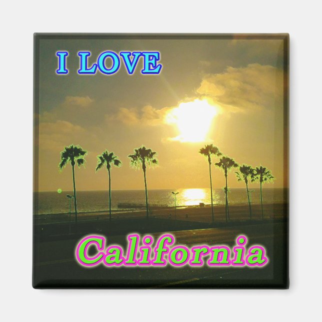 "Lovely California 2" Magnet (Front)