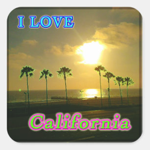 "Lovely California 2" Sticker