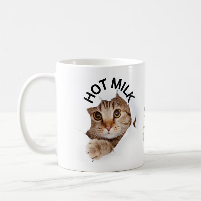 Lovely cat  coffee mug (Left)