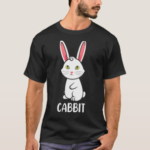 Lovely cat holder clothing cat rabbit  cabbit T-Shirt