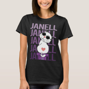 Lovely Cat - Janell Name T-Shirt