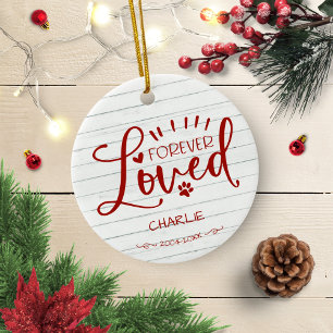 Lovely Cat Or Dog Pet Memorial Keepsake Photo Ceramic Tree Decoration