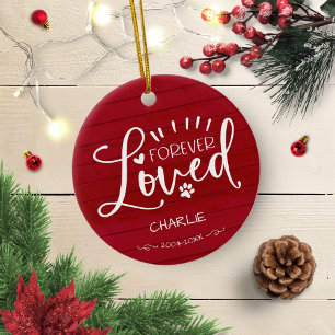 Lovely Cat Or Dog Pet Memorial Keepsake Photo Ceramic Tree Decoration