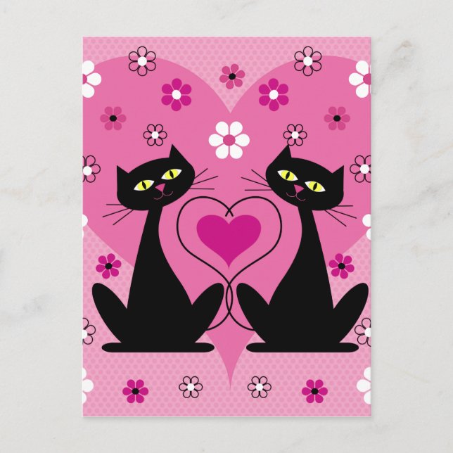 Lovely Cats Postcard (Front)