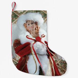 Lovely christmas angel small christmas stocking