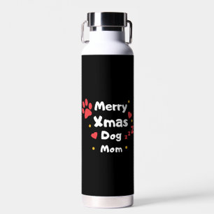 Lovely Christmas Dog Mum Water Bottle