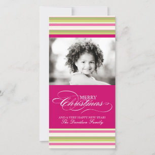 Lovely Christmas Photo Card (4x8)