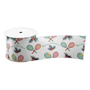 Lovely 🎄Christmas 🎾tennis  Satin Ribbon