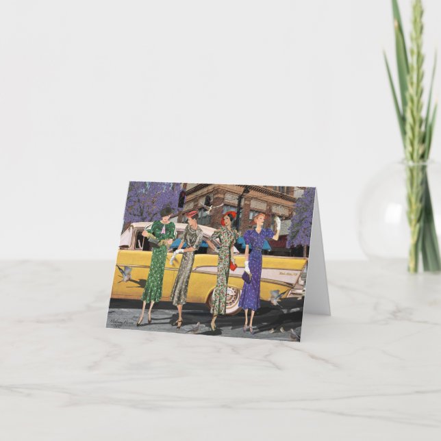 Lovely City Gals Card (Front)