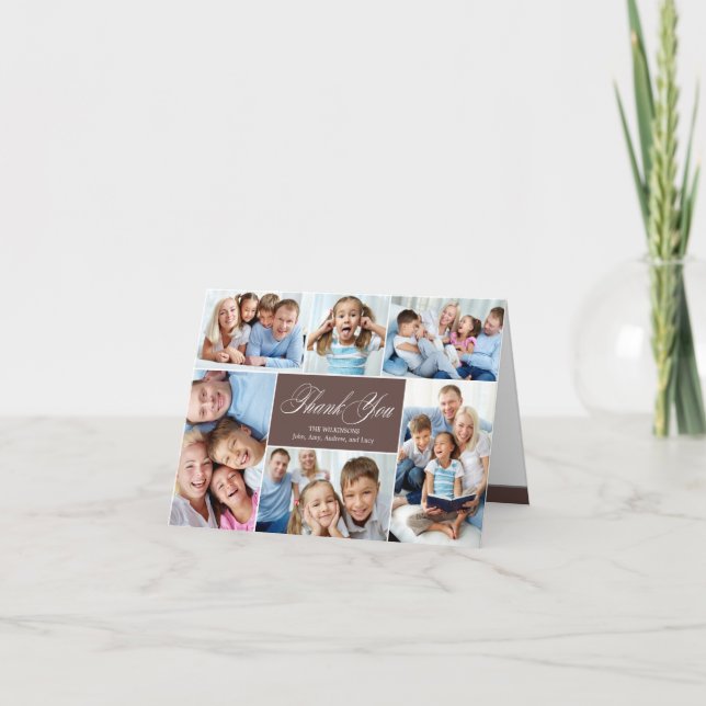 Lovely Collage Thank You Cards (Front)